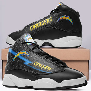 Los Angeles Chargers Casual Air Jordon Sneaker Shoes