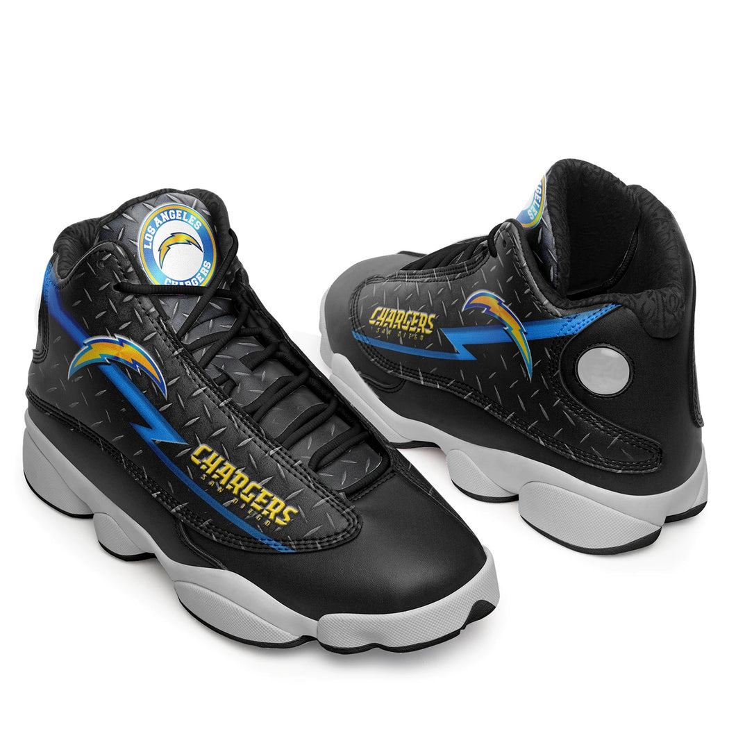 Los Angeles Chargers Casual Air Jordon Sneaker Shoes