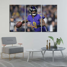 Load image into Gallery viewer, Lamar Jackson Baltimore Ravens Wall Canvas 2