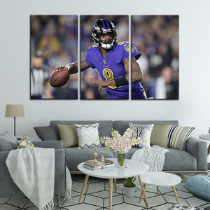 Lamar Jackson Baltimore Ravens Wall Canvas 2