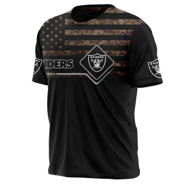 Las Vegas Raiders American Flag T-Shirt