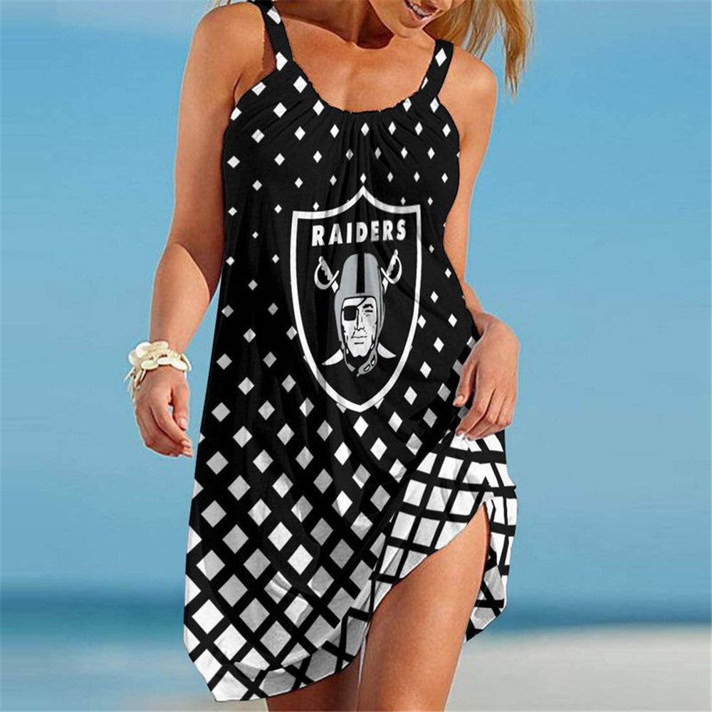 Las Vegas Raiders Women Cool Beach Dress