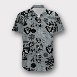 Las Vegas Raiders Aloha Hawaiian Shirt
