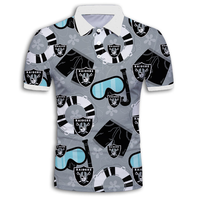 Las Vegas Raiders Cool Summer Polo Shirt