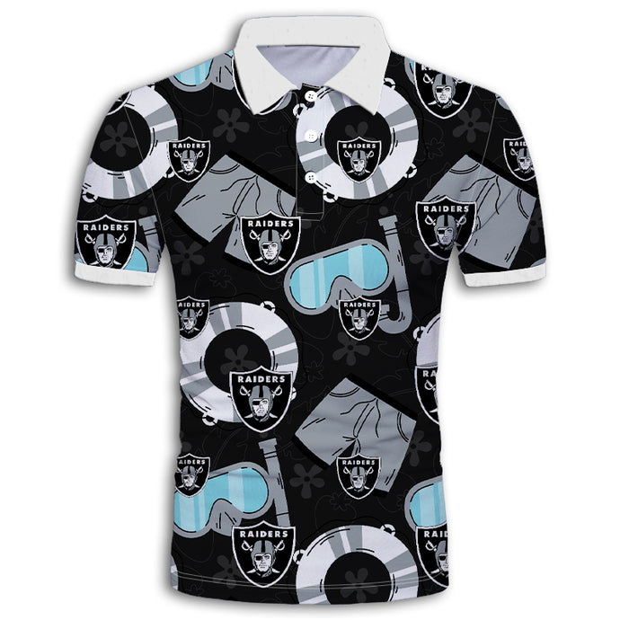 Las Vegas Raiders Cool Summer Polo Shirt