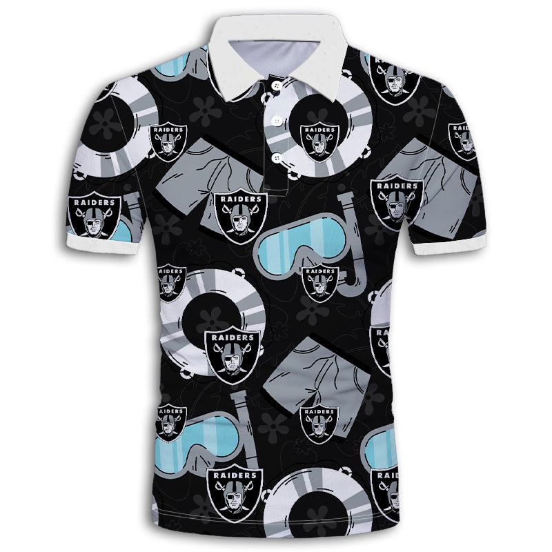 Las Vegas Raiders Cool Summer Polo Shirt