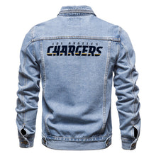 Load image into Gallery viewer, Los Angeles Chargers Denim Jacket