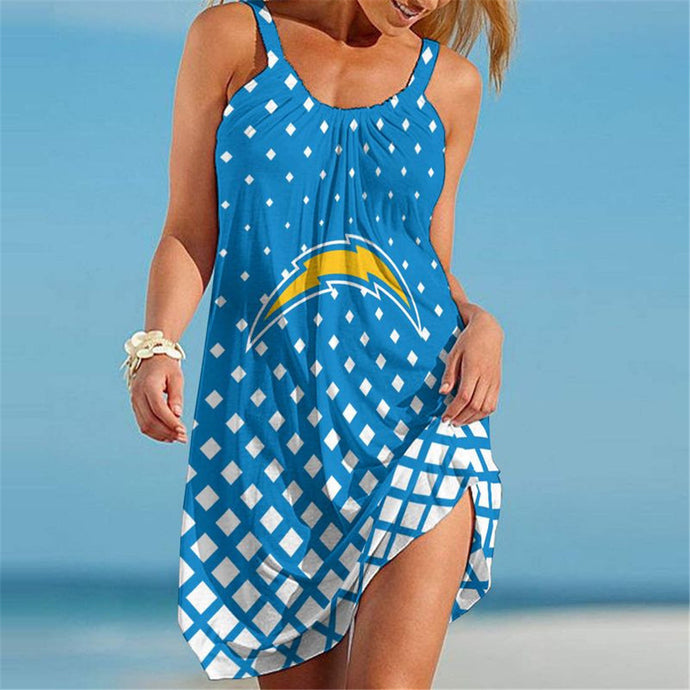 Los Angeles Chargers Women Cool Beach Dress