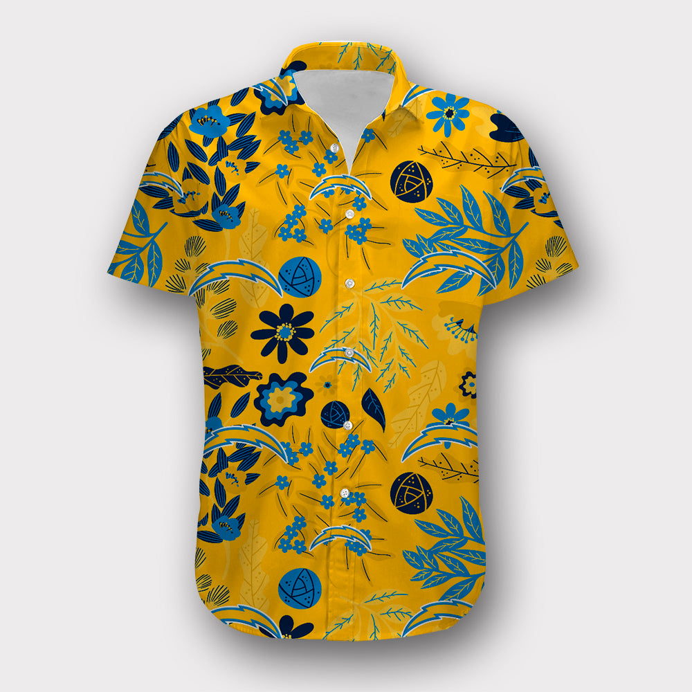 Los Angeles Chargers Aloha Hawaiian Shirt