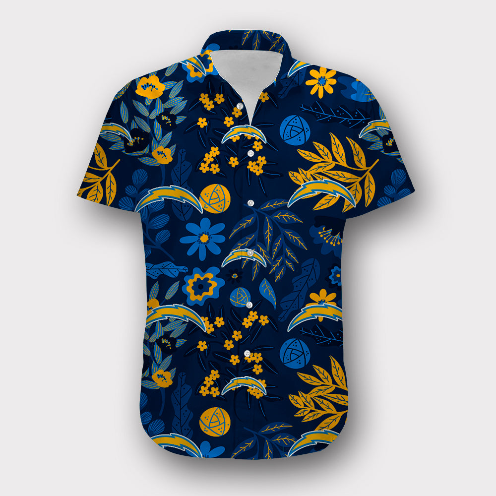 Los Angeles Chargers Aloha Hawaiian Shirt