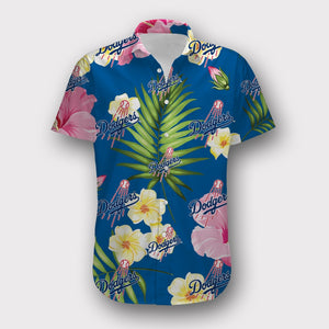 Los Angeles Dodgers Summer Floral Shirt
