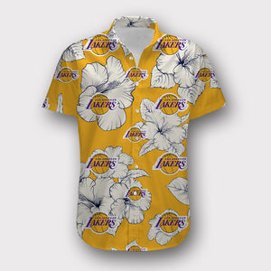 Los Angeles Lakers Tropical Floral Shirt