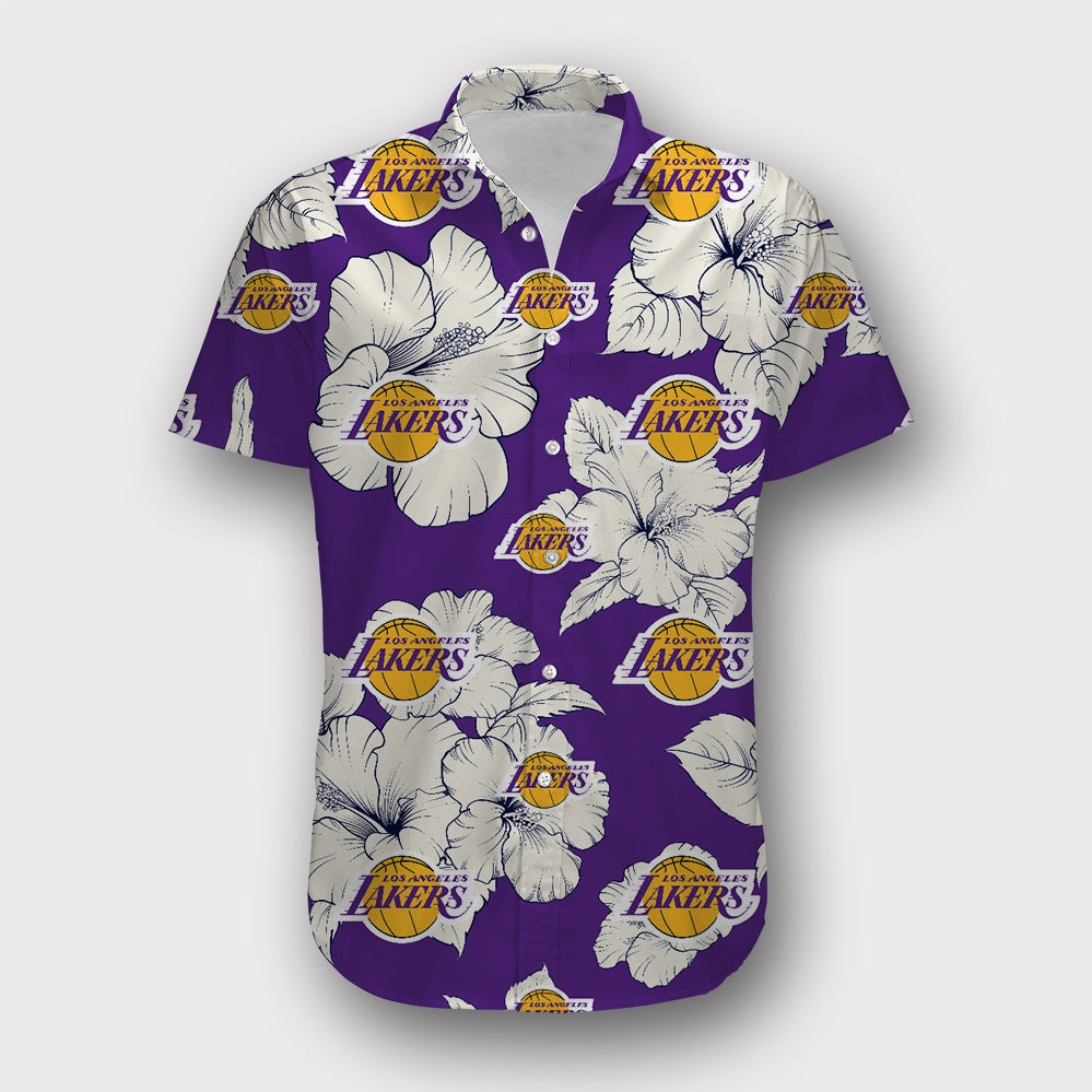 Los Angeles Lakers Tropical Floral Shirt