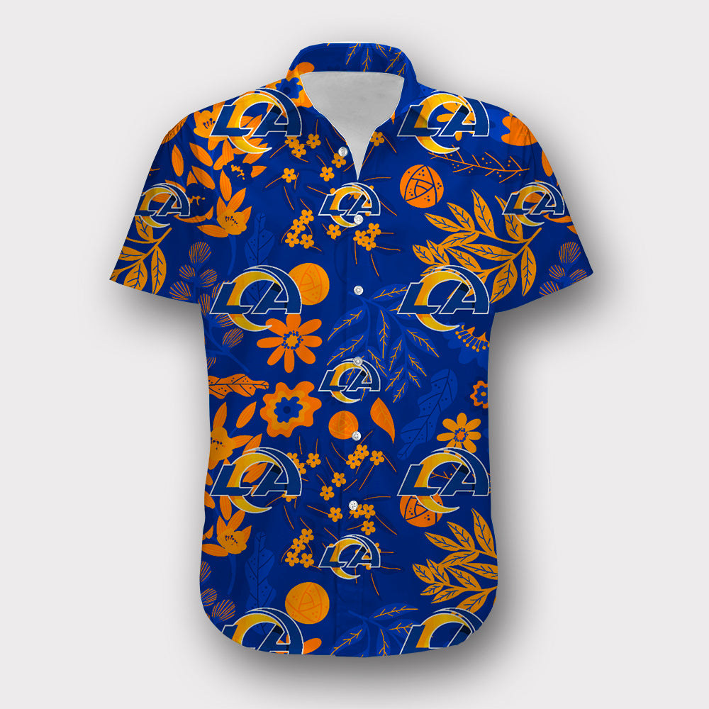 Los Angeles Rams Aloha Hawaiian Shirt