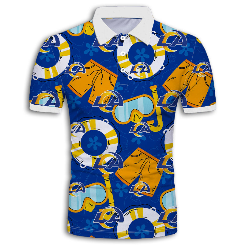 Los Angeles Rams Cool Summer Polo Shirt