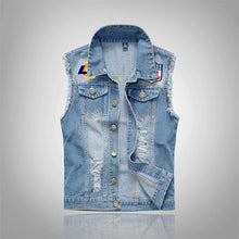 Load image into Gallery viewer, Los Angeles Chargers Denim Vest Jacket