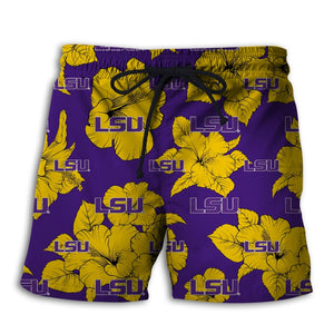 LSU Tigers Tropical Floral Shorts