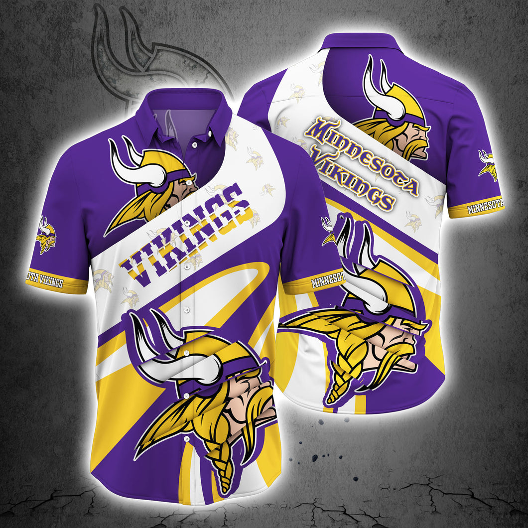 Minnesota Vikings Casual 3D Shirt