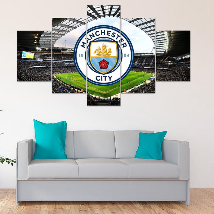 Manchester City Stadium Wall Art Canvas