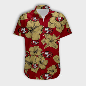 San Francisco 49ers Tropical Floral Shirt