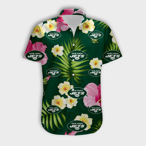 New York Jets Summer Floral Shirt