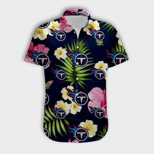 Tennessee Titans Summer Floral Shirt