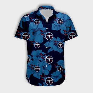 Tennessee Titans Tropical Floral Shirt