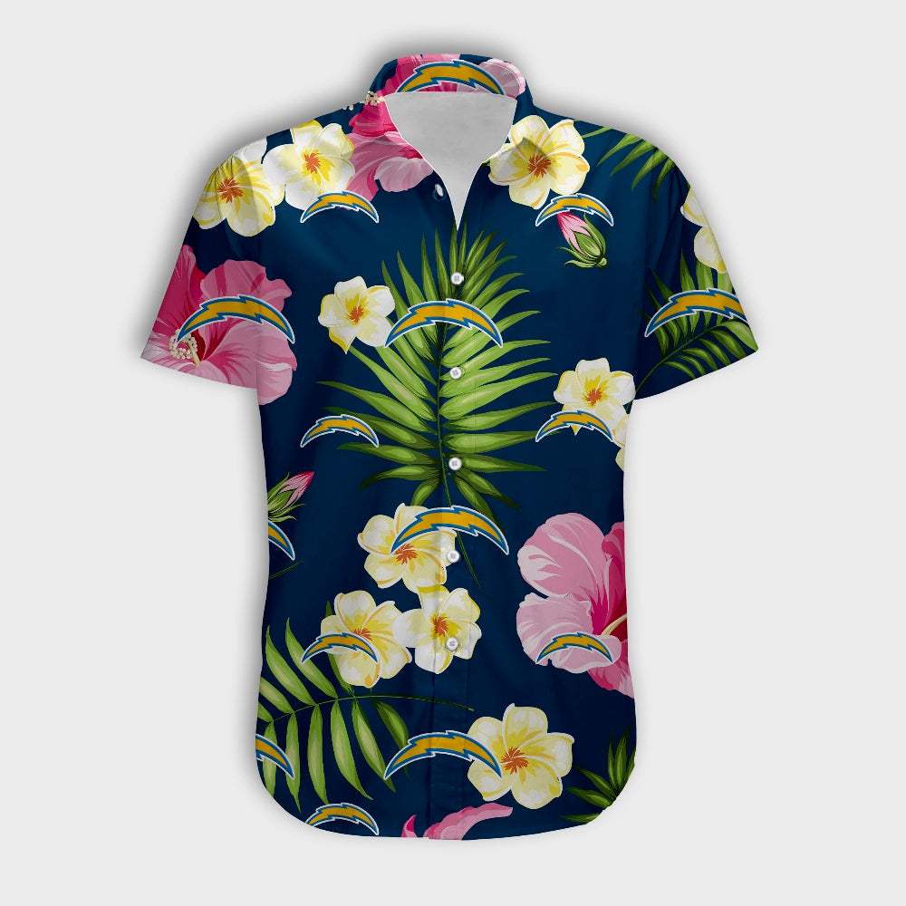 Los Angeles Chargers Summer Floral Shirt