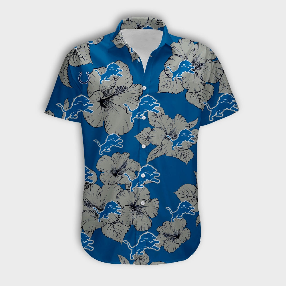 Detroit Lions Tropical Floral Shirt