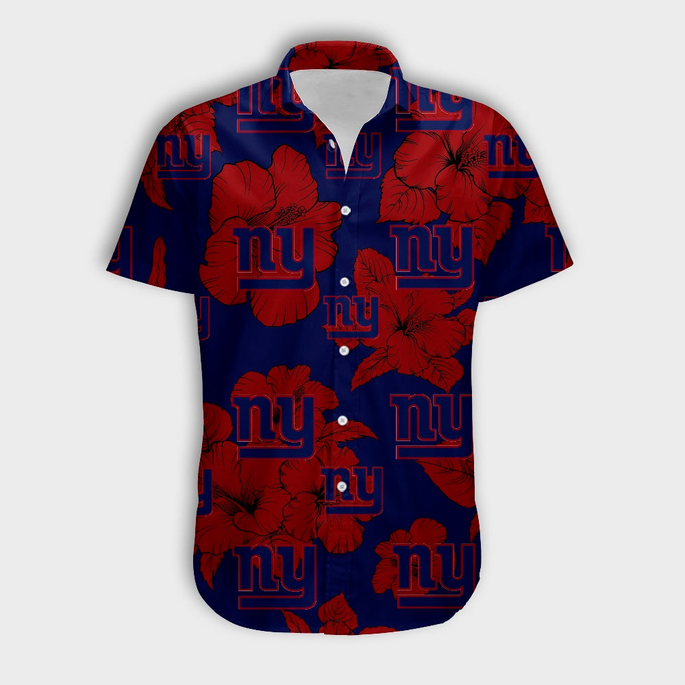 New York Giants Tropical Floral Shirt