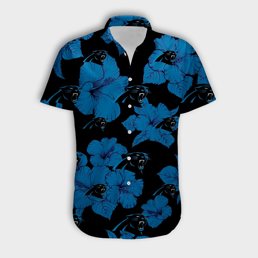 Carolina Panthers Tropical Floral Shirt