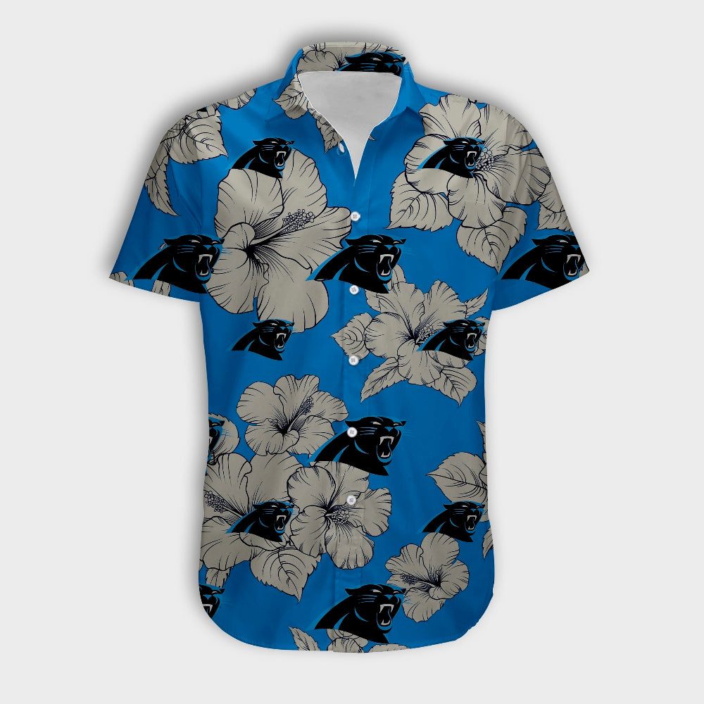 Carolina Panthers Tropical Floral Shirt