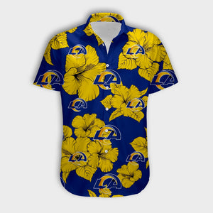 Los Angeles Rams Tropical Floral Shirt