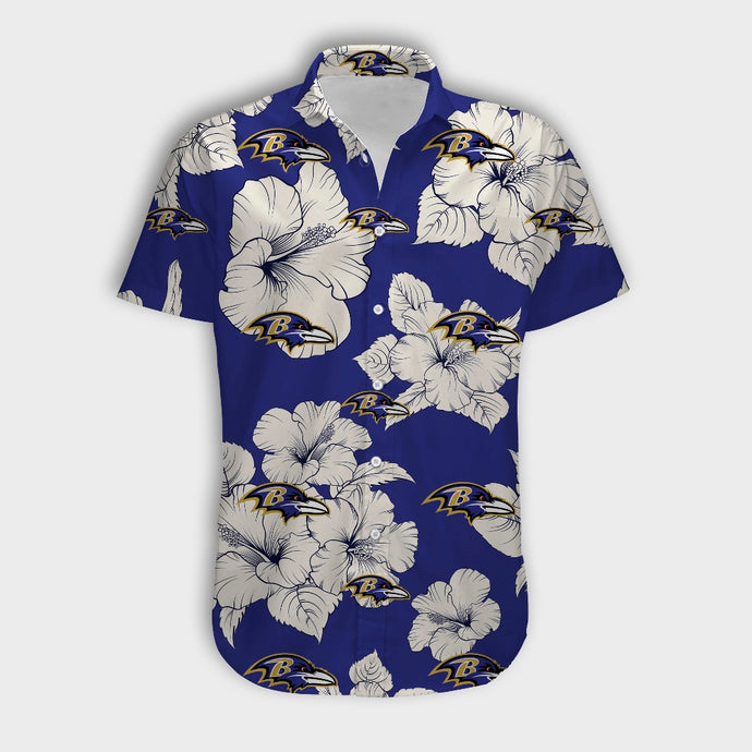Baltimore Ravens Tropical Floral Shirt