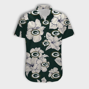 Green Bay Packers Tropical Floral Shirt