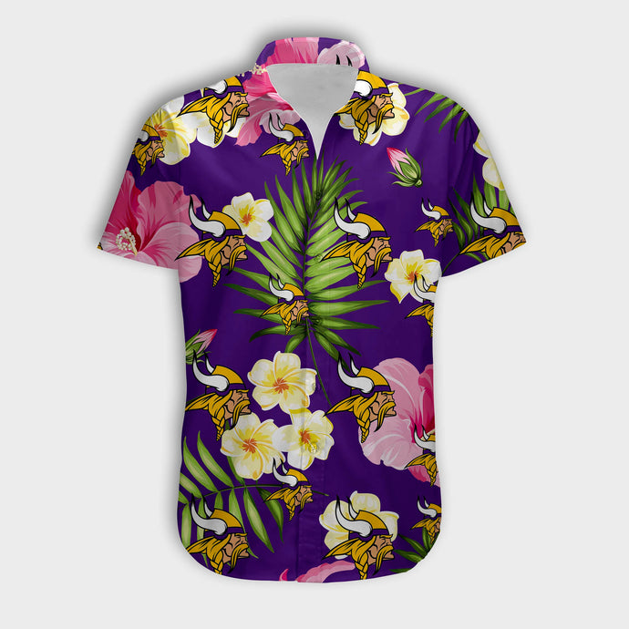 Minnesota Vikings Summer Floral Shirt