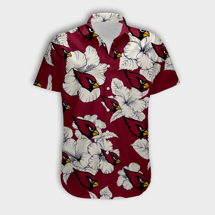 Arizona Cardinals Tropical Floral Shirt