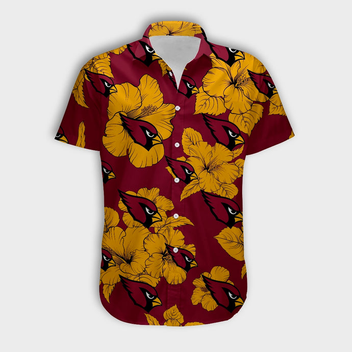 Arizona Cardinals Tropical Floral Shirt