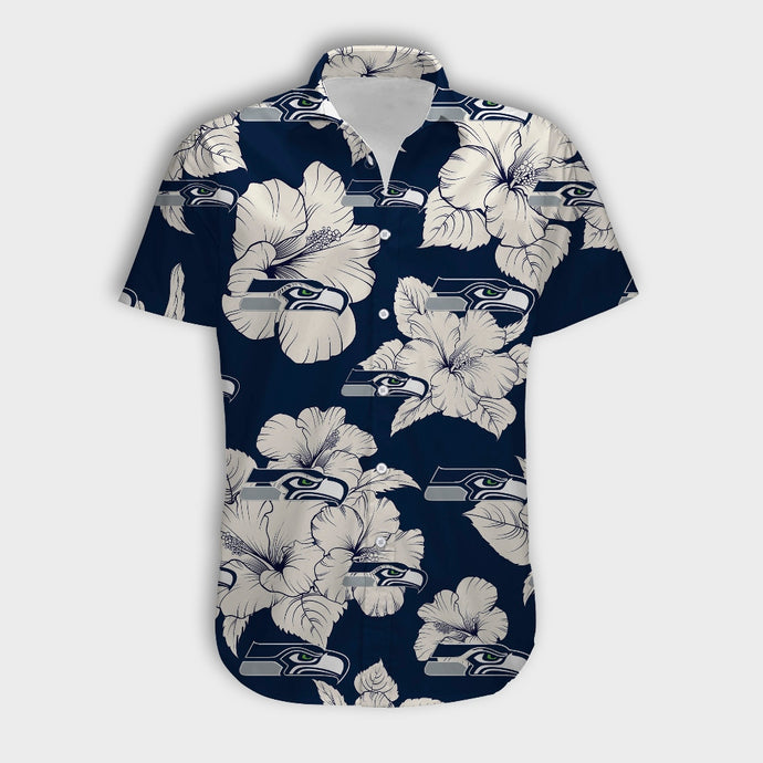 Seattle Seahawks Tropical Floral Shirt