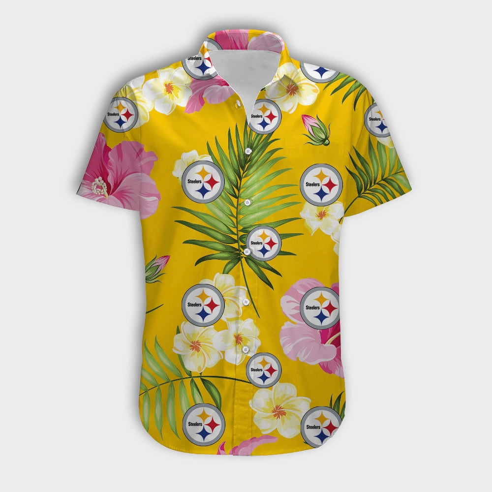 Pittsburgh Steelers Summer Floral Shirt