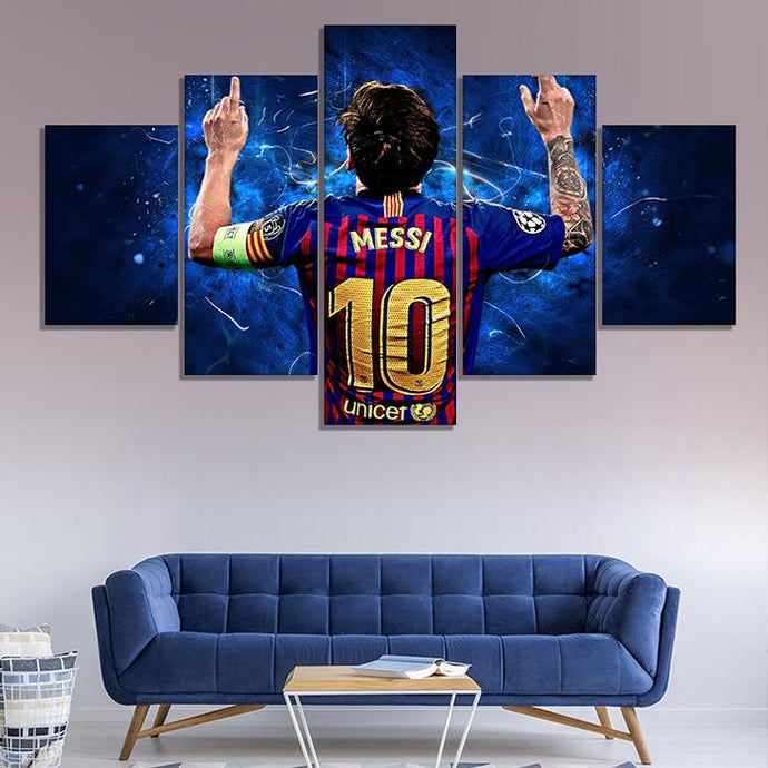 Lionel Messi FC Barcelona Wall Art Canvas