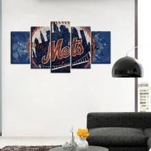 Load image into Gallery viewer, New York Mets Techy Style Canvas