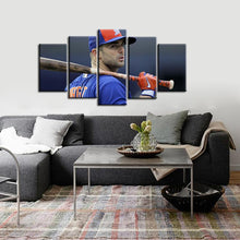 Load image into Gallery viewer, David Wright New York Mets 5 Pieces Wall Painting Canvas