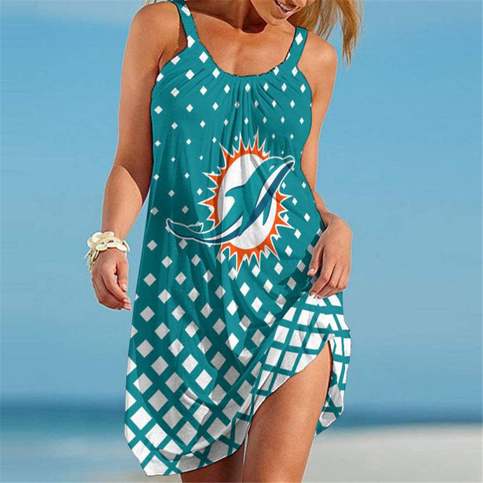 Miami Dolphins Women Cool Beach Dress