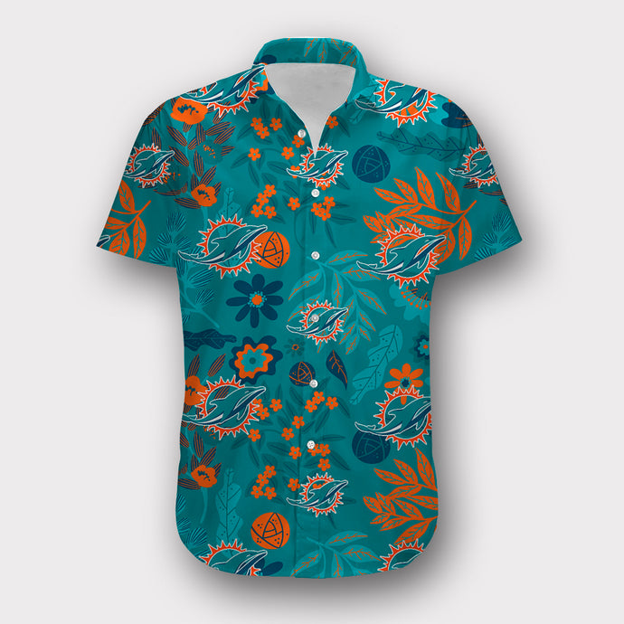 Miami Dolphins Aloha Hawaiian Shirt