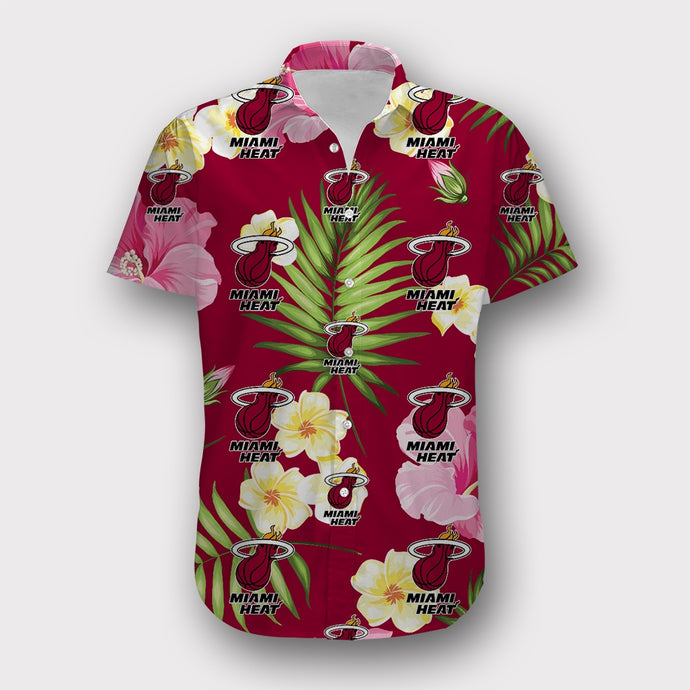 Miami Heat Summer Floral Shirt
