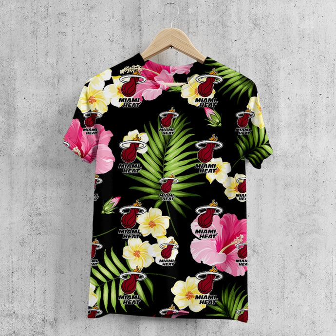 Miami Heat Summer Floral T-Shirt