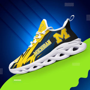 Michigan Wolverines Casual Air Max Running Shoes