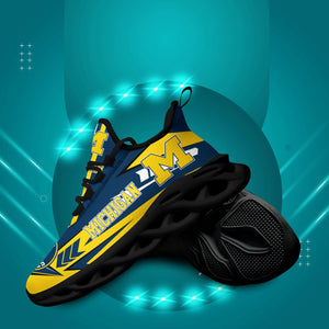 Michigan Wolverines Casual Air Max Running Shoes