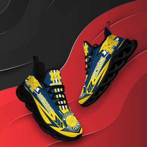 Michigan Wolverines Casual Air Max Running Shoes